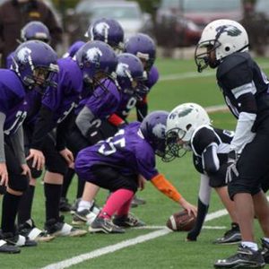 football players at Riverside Park All Weather Fields