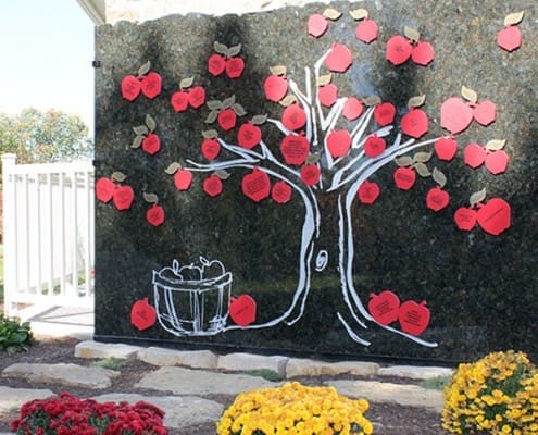 Apple of Your Eye Tribute Tree at Juilfs Park Apple of Your Eye Tribute Tree at Juilfs Park