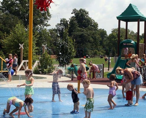 Beech Acres Park playground and water play