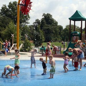 Beech Acres Park playground and water play