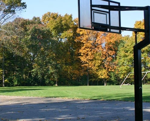 Veterans Park basketball court