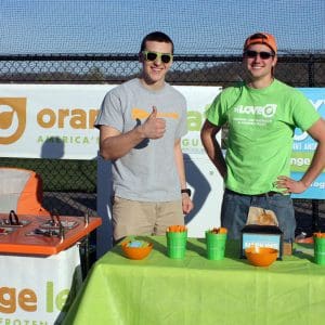 Orange Leaf event sponsor of the egg hunts