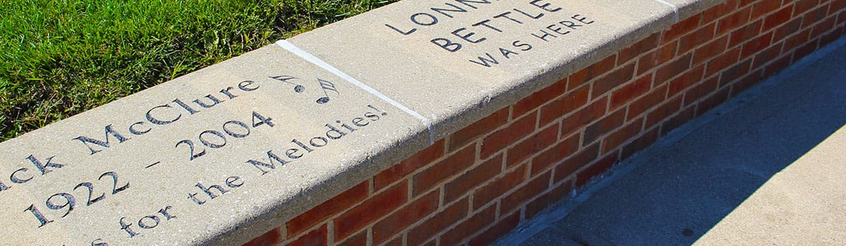 beech acres park amphitheater seat wall