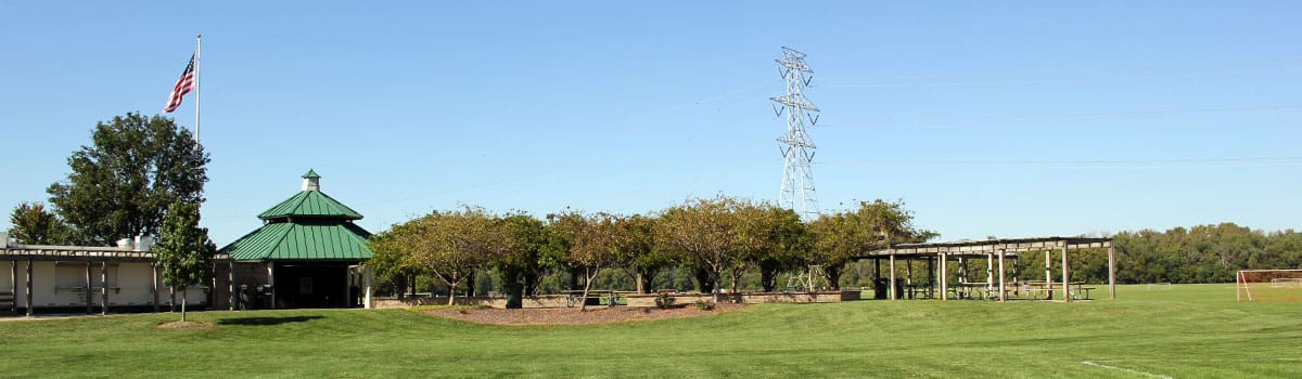 Clear creek park shelter and Oasis Pavillion