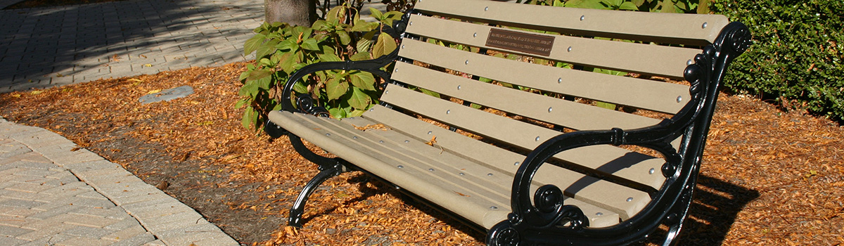 Lasting gifts: Adopt-A-Bench