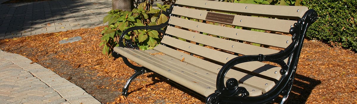 Lasting gifts: Adopt-A-Bench