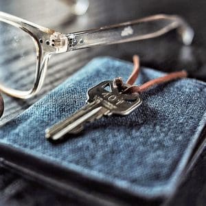 lost and found items: keys, glasses, wallet