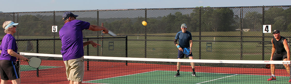 pickleball league at clear creek park