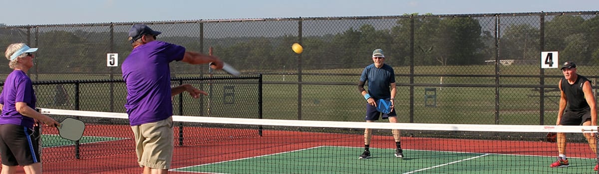 pickleball league at clear creek park
