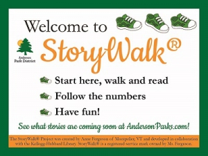 Welcome to StoryWalk! Start here, walk and read. Follow the Numbers. Have fun!