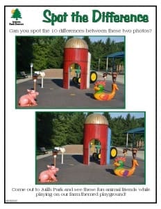 Can you spot the 10 differences between these two photos?